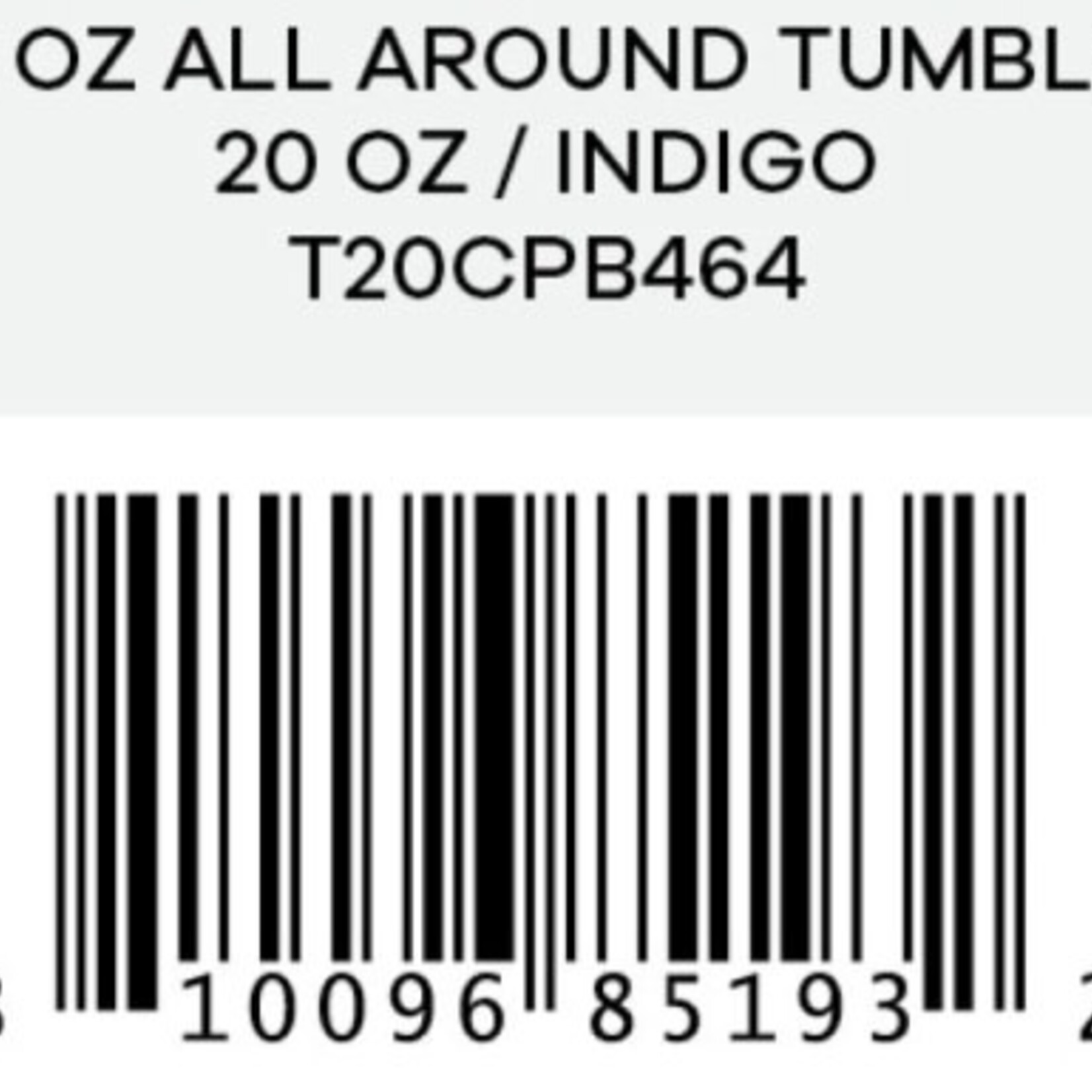 Hydro Flask North America and Distributors HYDROFLASK 20 OZ ALL AROUND TUMBLER INDIGO
