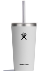 Hydro Flask North America and Distributors HYDROFLASK 20 OZ ALL AROUND TUMBLER STRAW LID WHITE