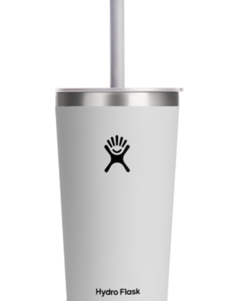 Hydro Flask North America and Distributors HYDROFLASK 20 OZ ALL AROUND TUMBLER STRAW LID WHITE