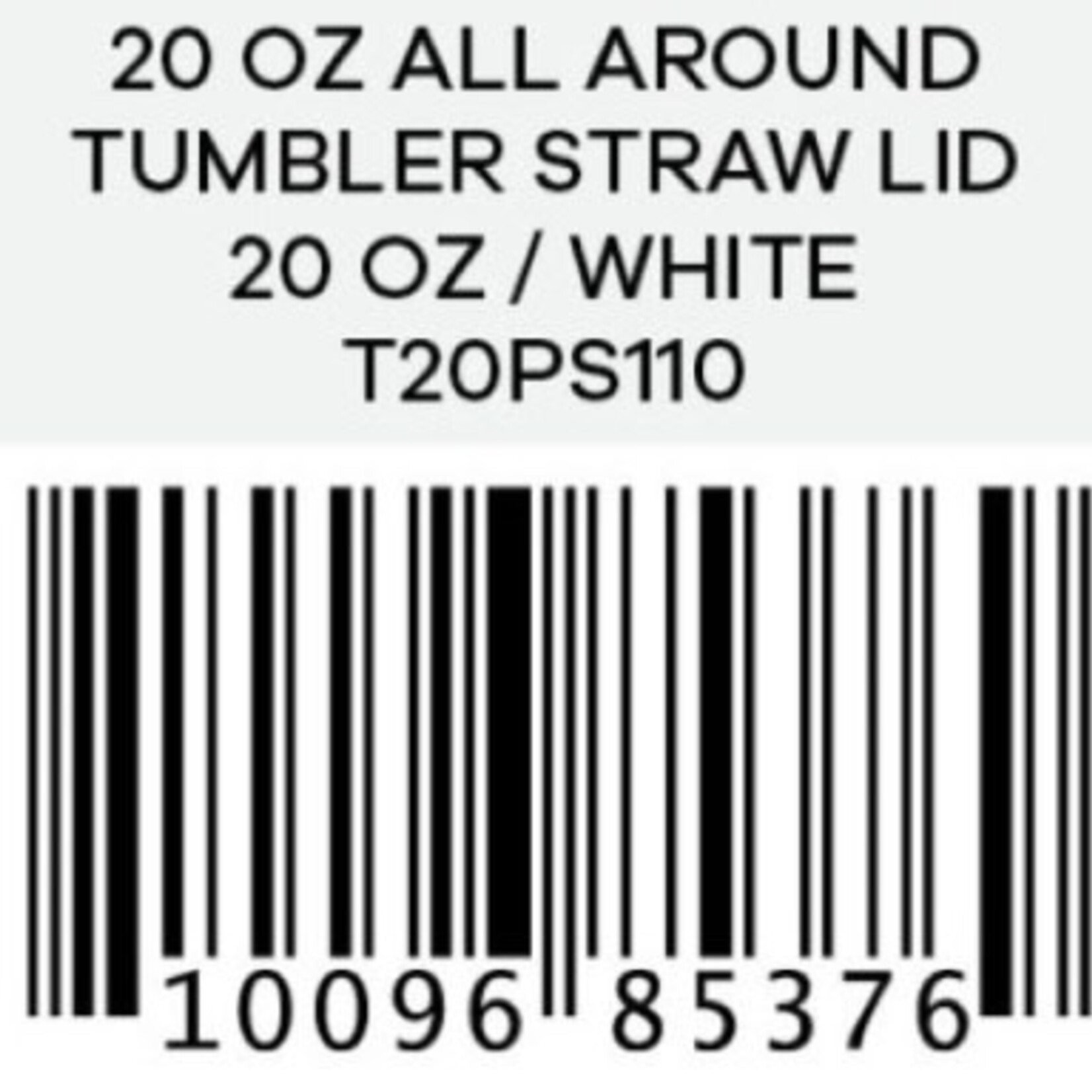 Hydro Flask North America and Distributors HYDROFLASK 20 OZ ALL AROUND TUMBLER STRAW LID WHITE