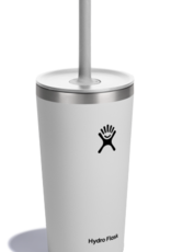 Hydro Flask North America and Distributors HYDROFLASK 20 OZ ALL AROUND TUMBLER STRAW LID WHITE