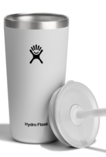 Hydro Flask North America and Distributors HYDROFLASK 20 OZ ALL AROUND TUMBLER STRAW LID WHITE