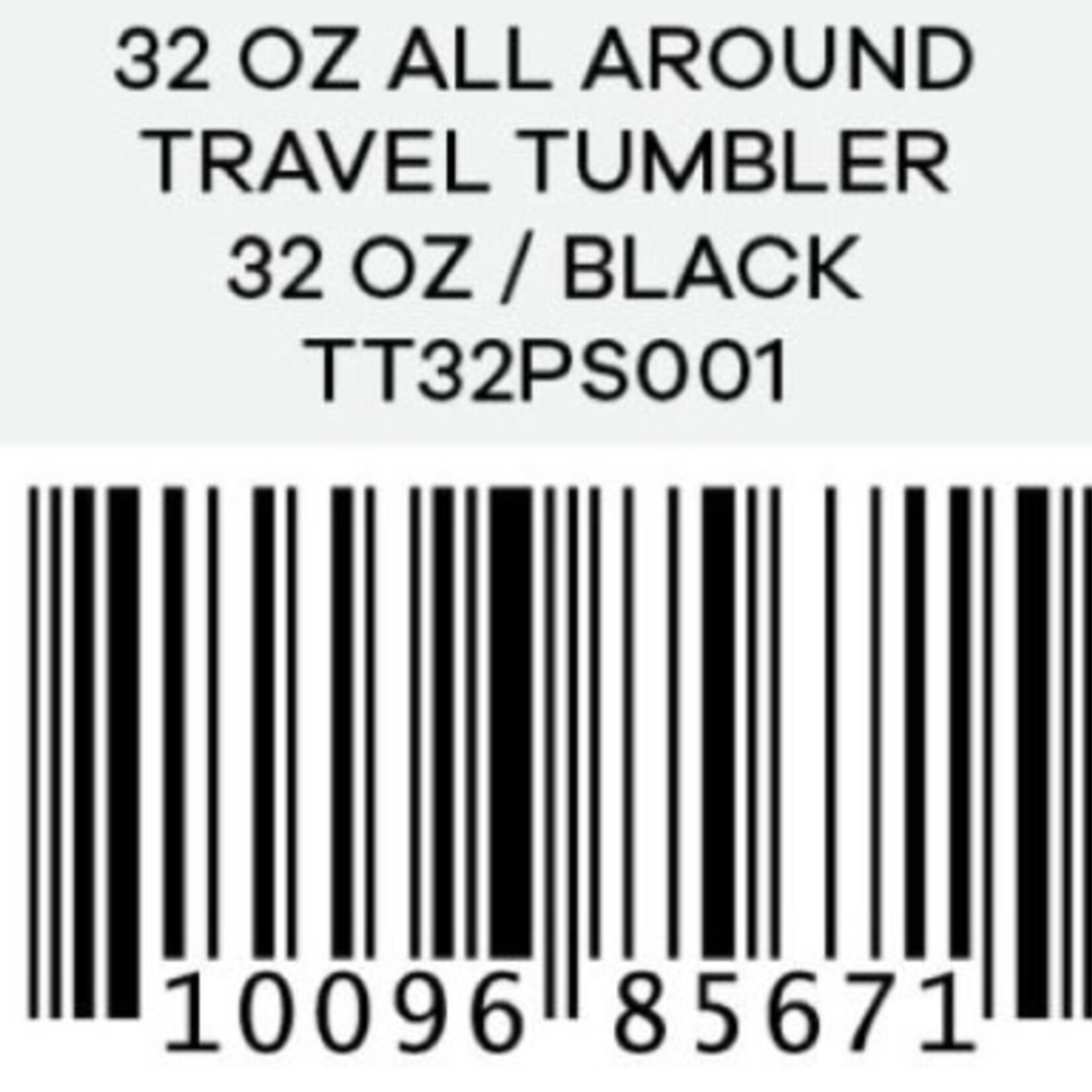 HYDROFLASK 32 OZ ALL AROUND TRAVEL TUMBLER BLACK