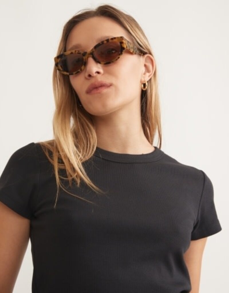 Marine Layer Marine Layer Lexi Rib Sun-In Crew Tee (W)