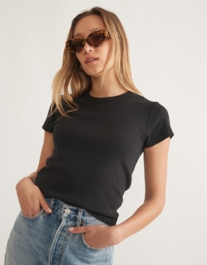 Marine Layer Marine Layer Lexi Rib Sun-In Crew Tee (W)