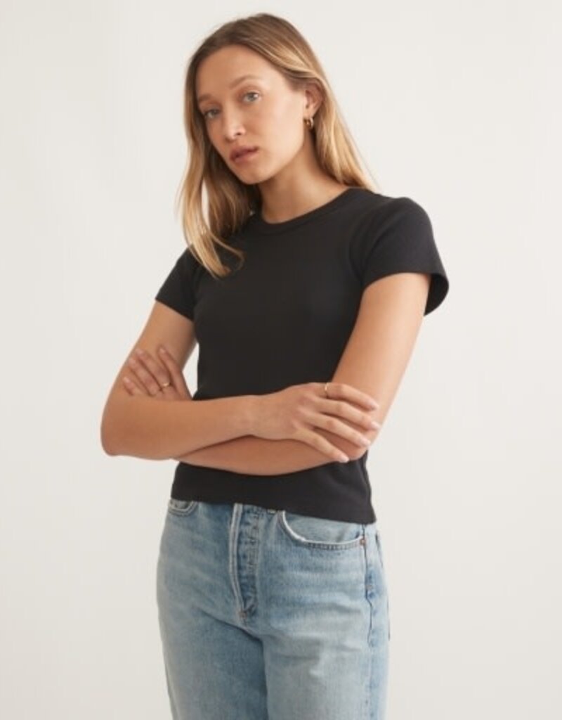 Marine Layer Marine Layer Lexi Rib Sun-In Crew Tee (W)