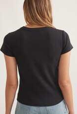 Marine Layer Marine Layer Lexi Rib Sun-In Crew Tee (W)