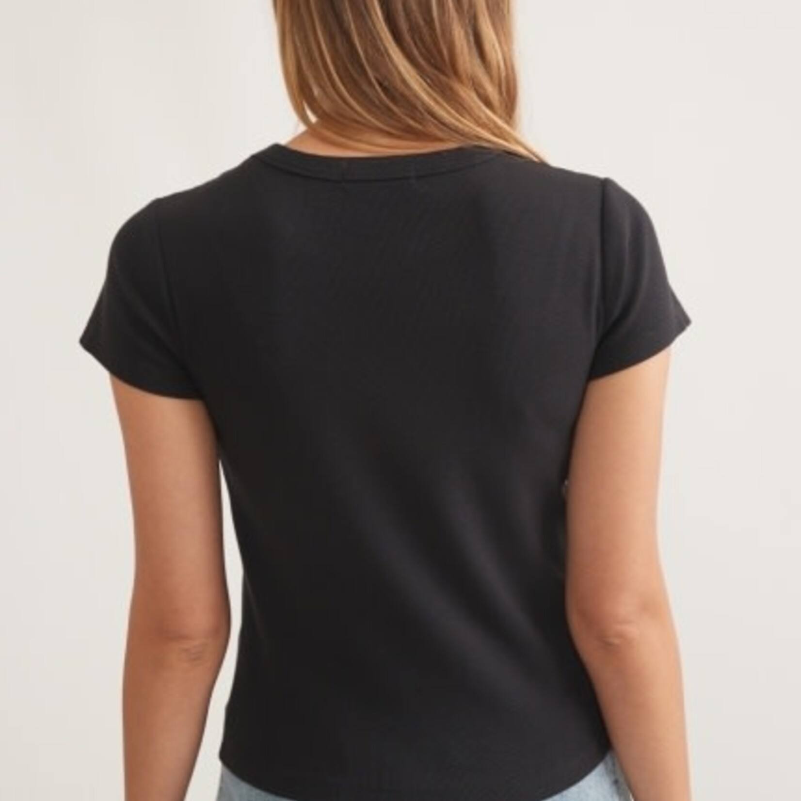 Marine Layer Marine Layer Lexi Rib Sun-In Crew Tee (W)