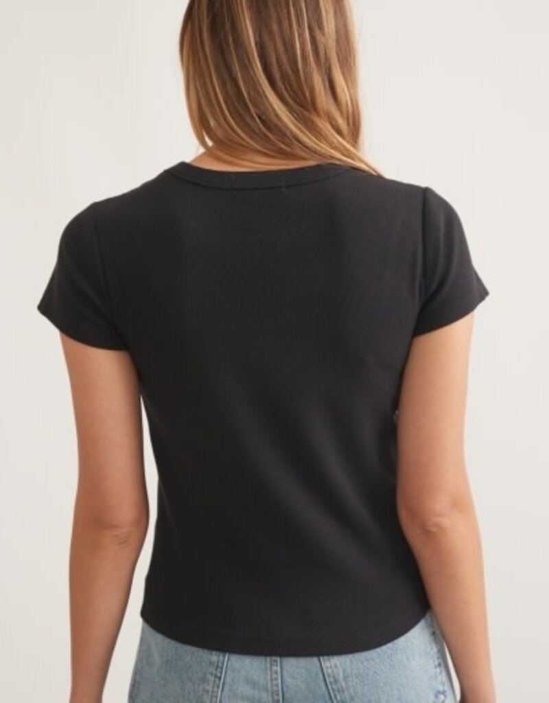 Marine Layer Marine Layer Lexi Rib Sun-In Crew Tee (W)
