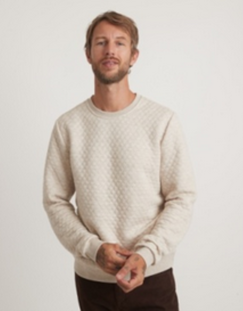 Marine Layer Marine Layer Corbet Quilted Crewneck (M)