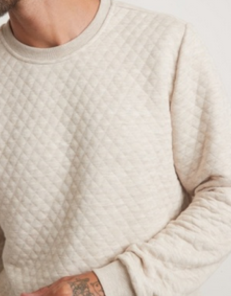 Marine Layer Marine Layer Corbet Quilted Crewneck (M)