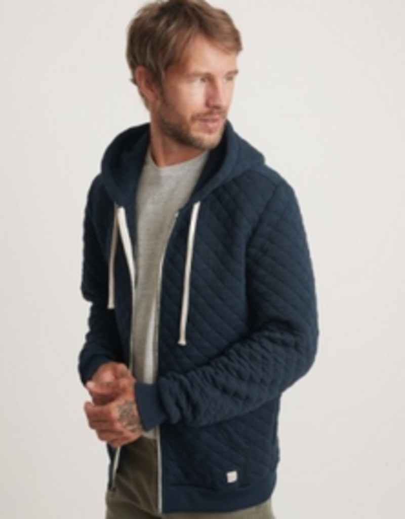 Marine Layer Marine Layer Corbet Quilted Full Zip Hoodie (M)