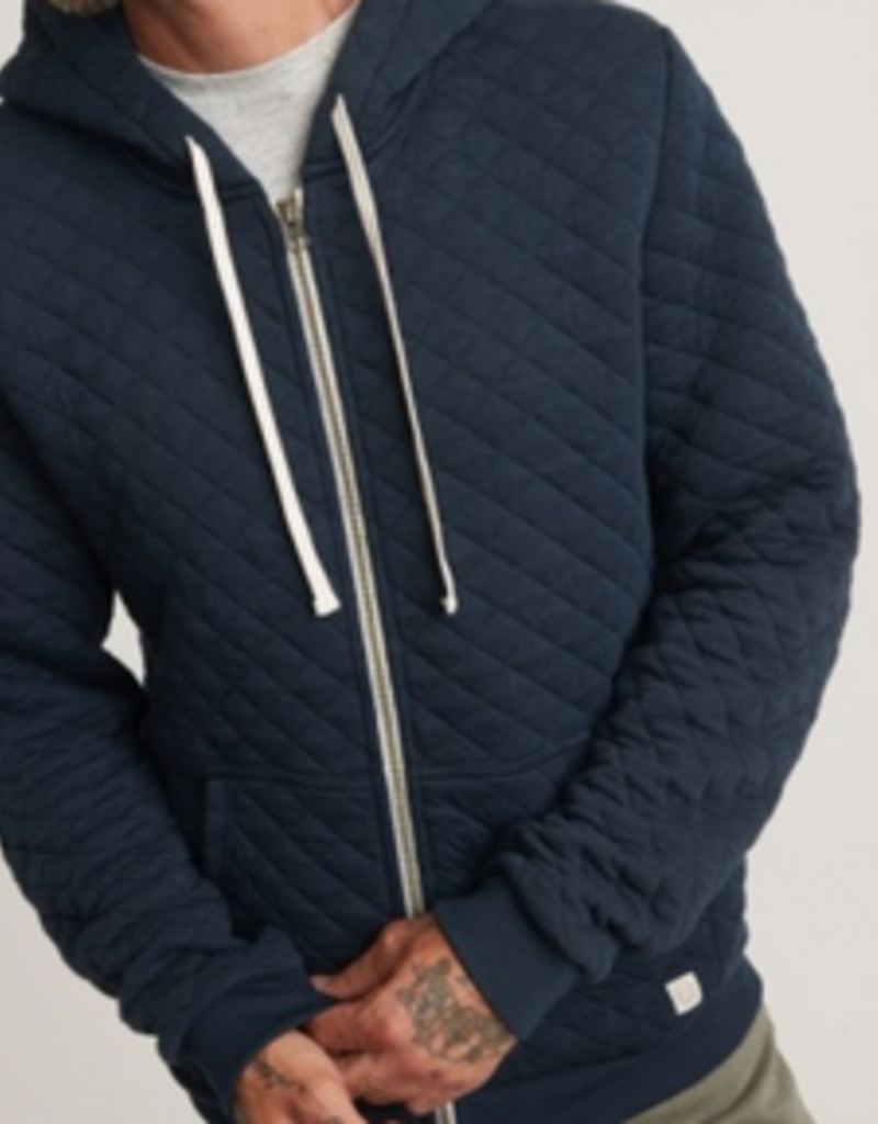 Marine Layer Marine Layer Corbet Quilted Full Zip Hoodie (M)