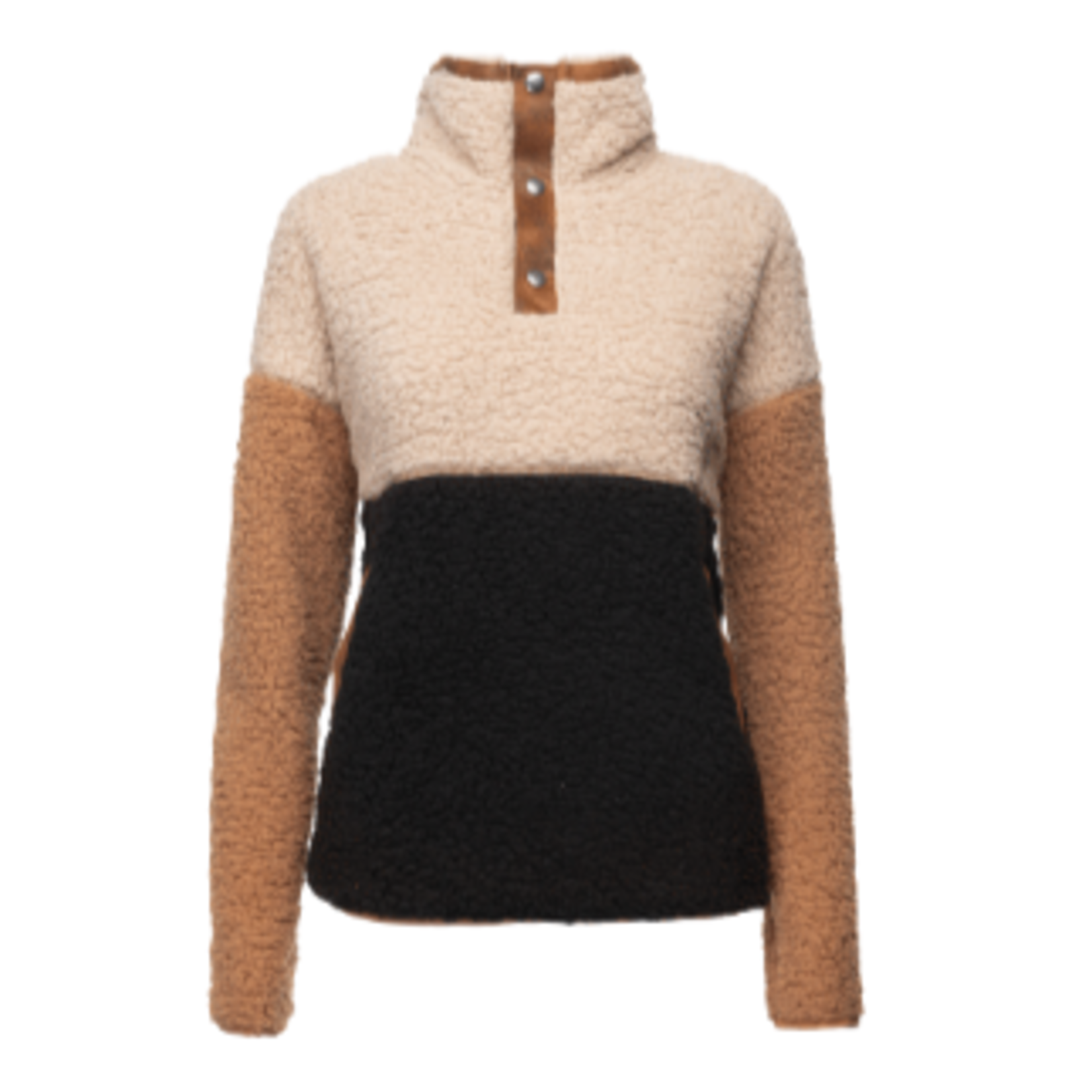 Wooly Bully Wear Wooly Bully Campus Half Snap (W) Black L