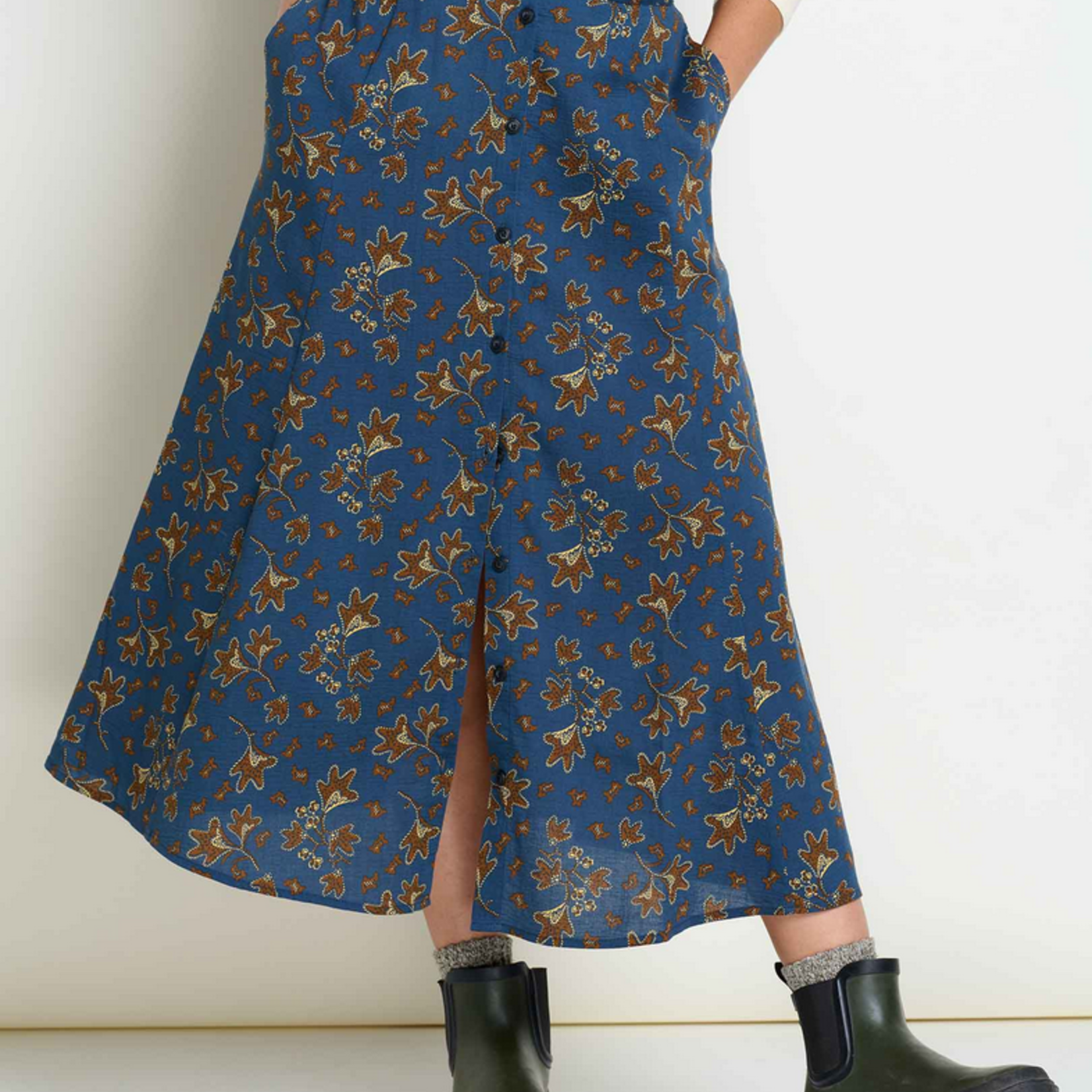 Toad  & Co Toad & Co Manzana Paneled Midi Skirt (W)