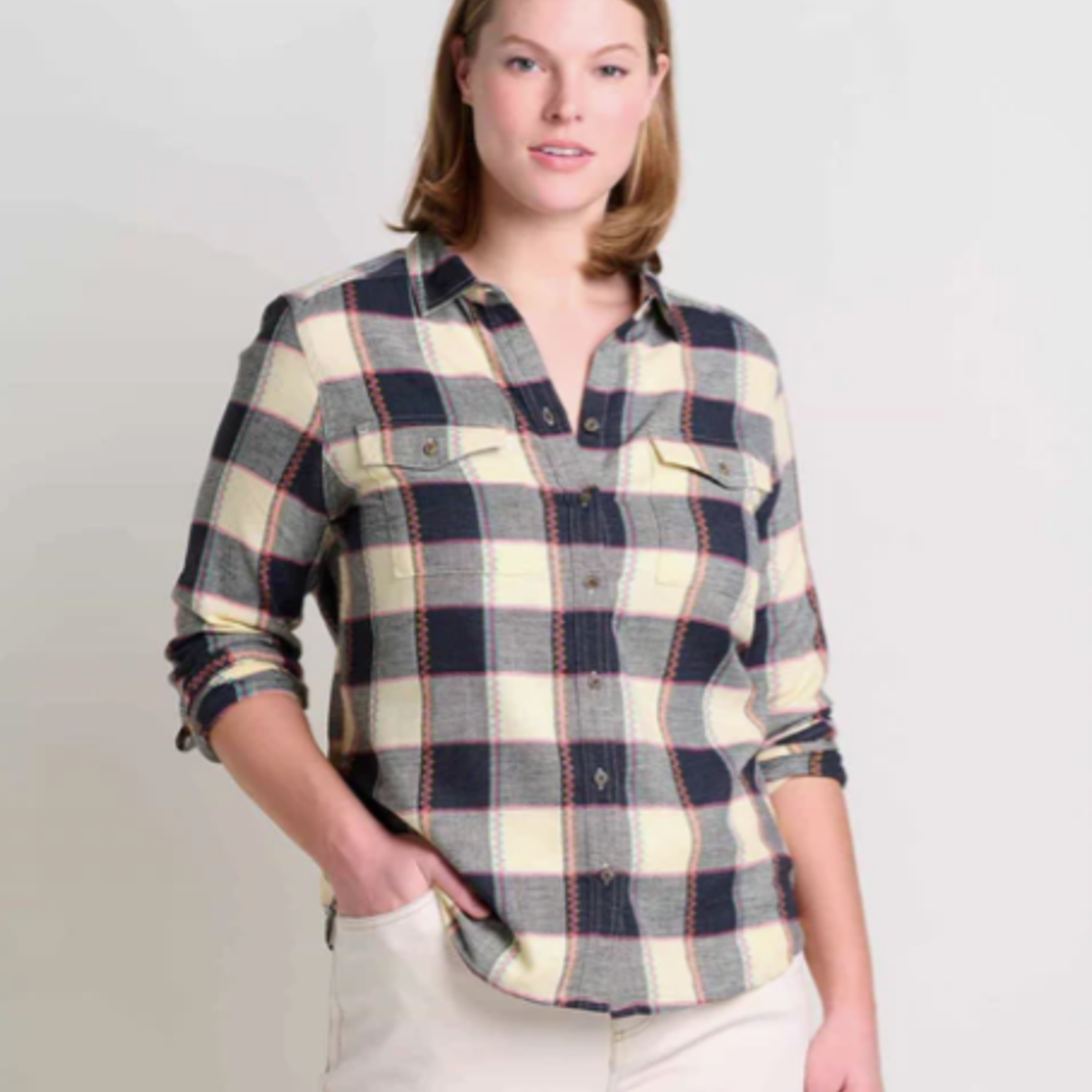 Toad  & Co Toad & Co Re-Form Flannel LS Shirt (W)