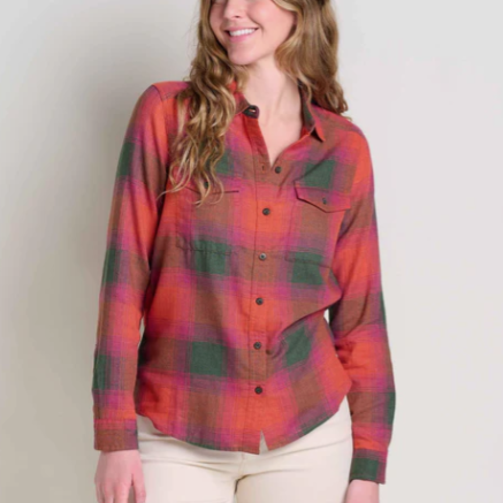 Toad  & Co Toad & Co Re-Form Flannel LS Shirt (W)