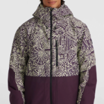 O'Neill Oneill Texture Snow Jacket (M)  Dark Purple Sketcherita L