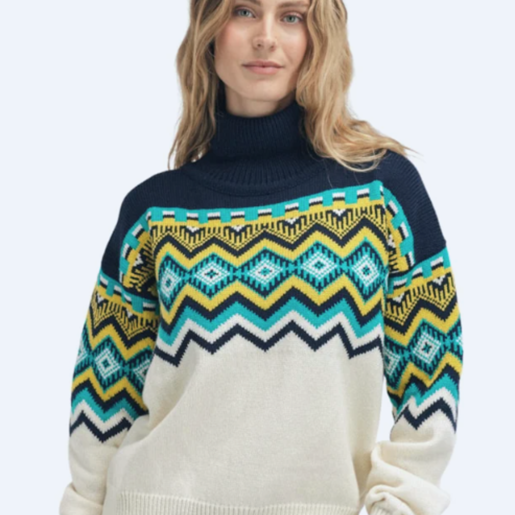 Dale of Norway Dale Randaberg Sweater (W) Off White Navy Peacock M