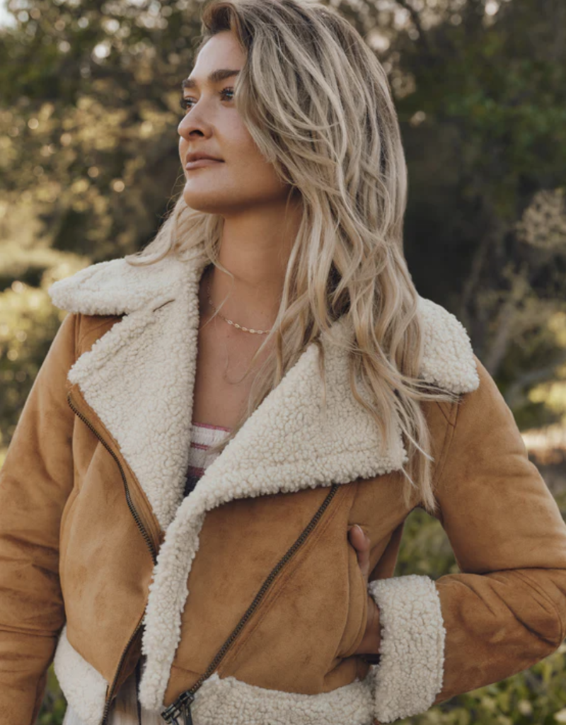 Marine Layer Marine Layer Sherpa Moto Jacket (W) M