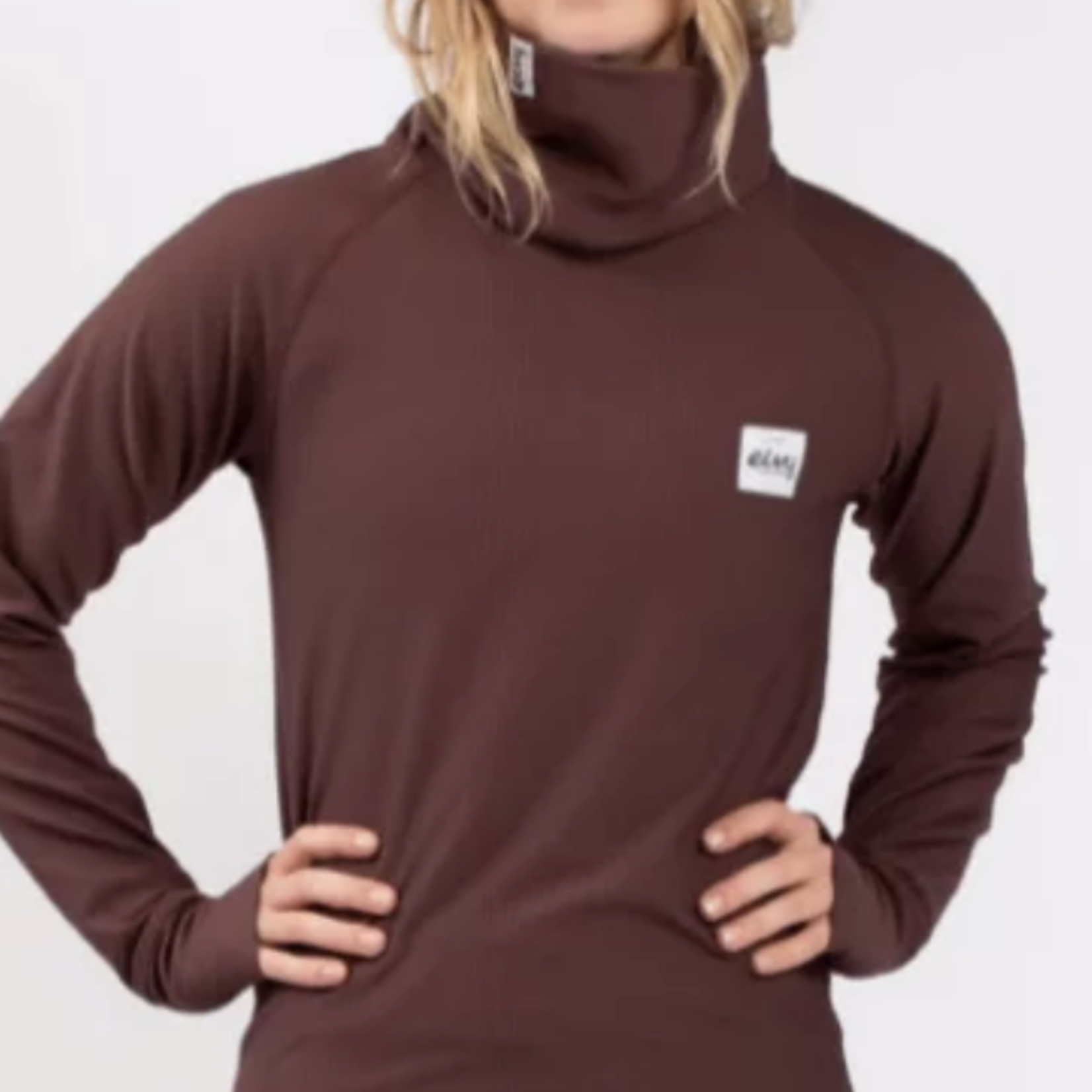 Eivy Eivy Icecold Gaiter Rib Top (W) Chocolate L