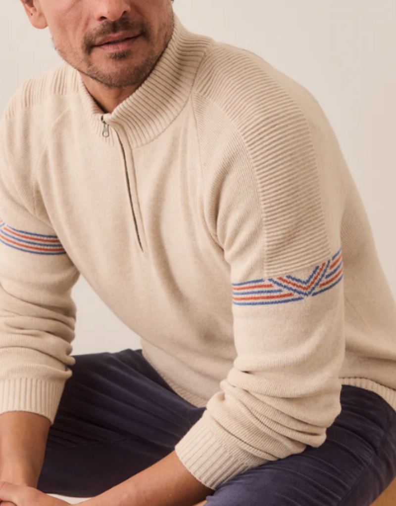 Marine Layer Marine Layer Archive Big Bear 1/4 Zip Sweater (M)