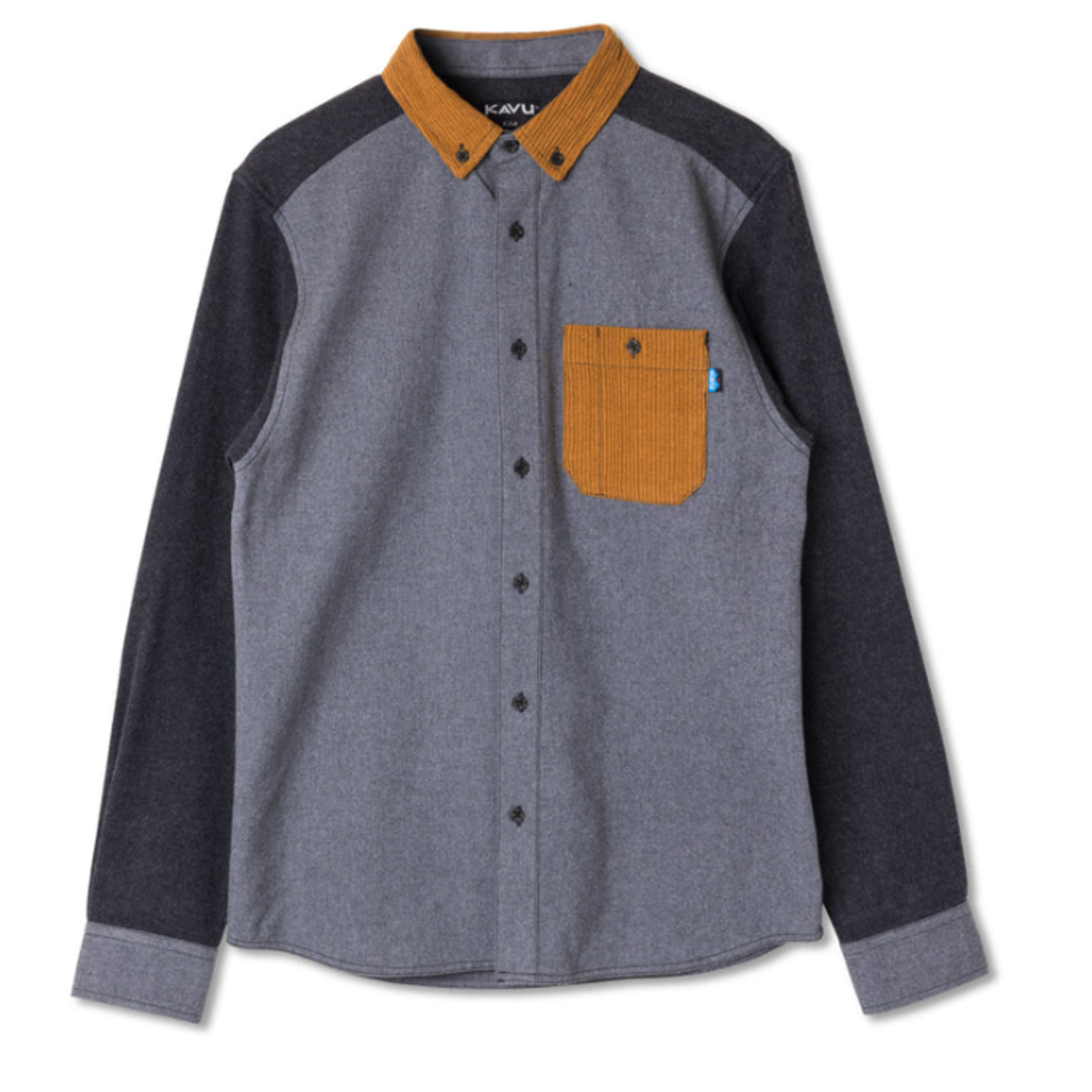 Kavu Kavu In The Mix Shirt (M) Grey Hawk Cove S