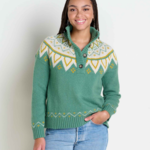 Toad  & Co Toad & Co Moss Point Henley Sweater (W)