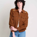 Toad  & Co Toad & Co Conifer Western LS Shirt (W) Dark Roast Embroidery L