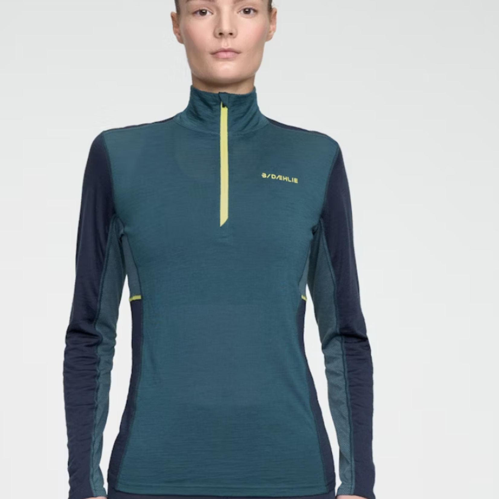 Daehlie Daehlie Performance Wool Long Sleeve (W)  Teal S