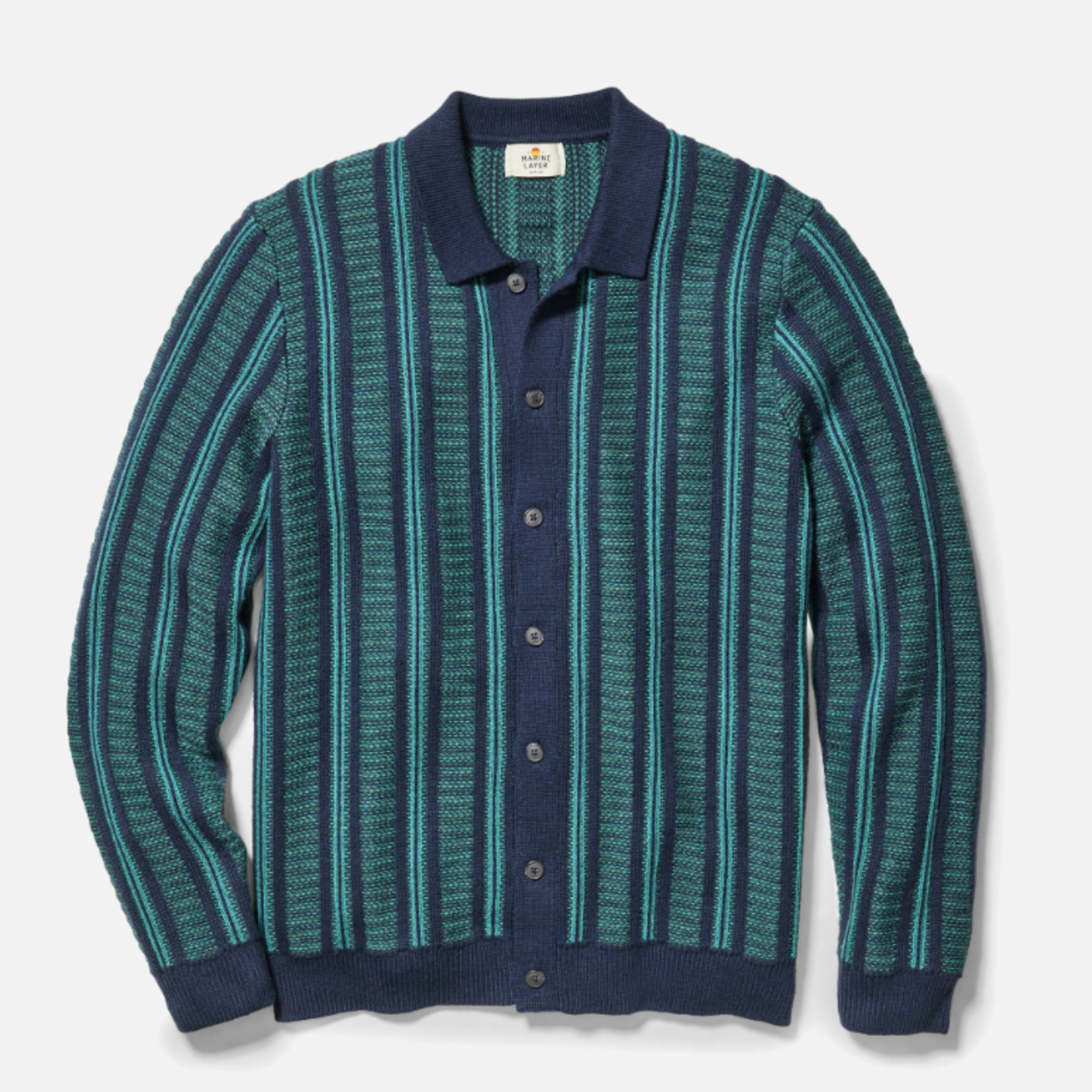 Marine Layer Marine Layer Arthur Sweater Button Down (M)