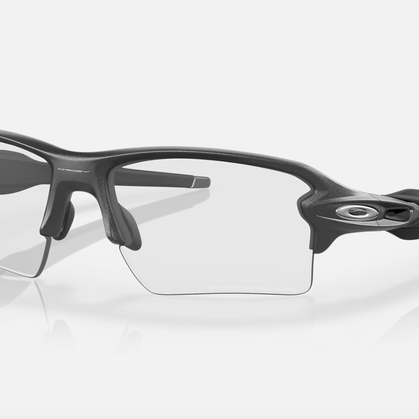 Oakley Oakley Flak 2.0 XL Sunglass (A) Steel w/ Clear 50% Blk Irid Photo