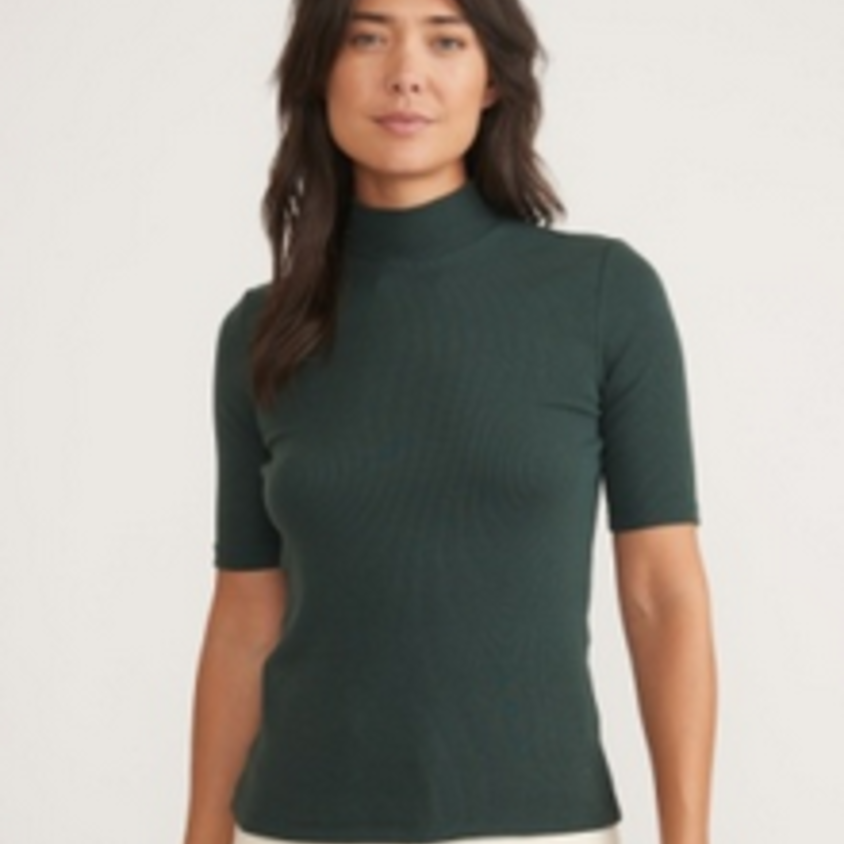 Marine Layer Marine Layer Lexi Rib Mock Neck (W)