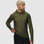 Outdoor Research OR Echo Printed Hoodie (M) Dark Olive Atoms L