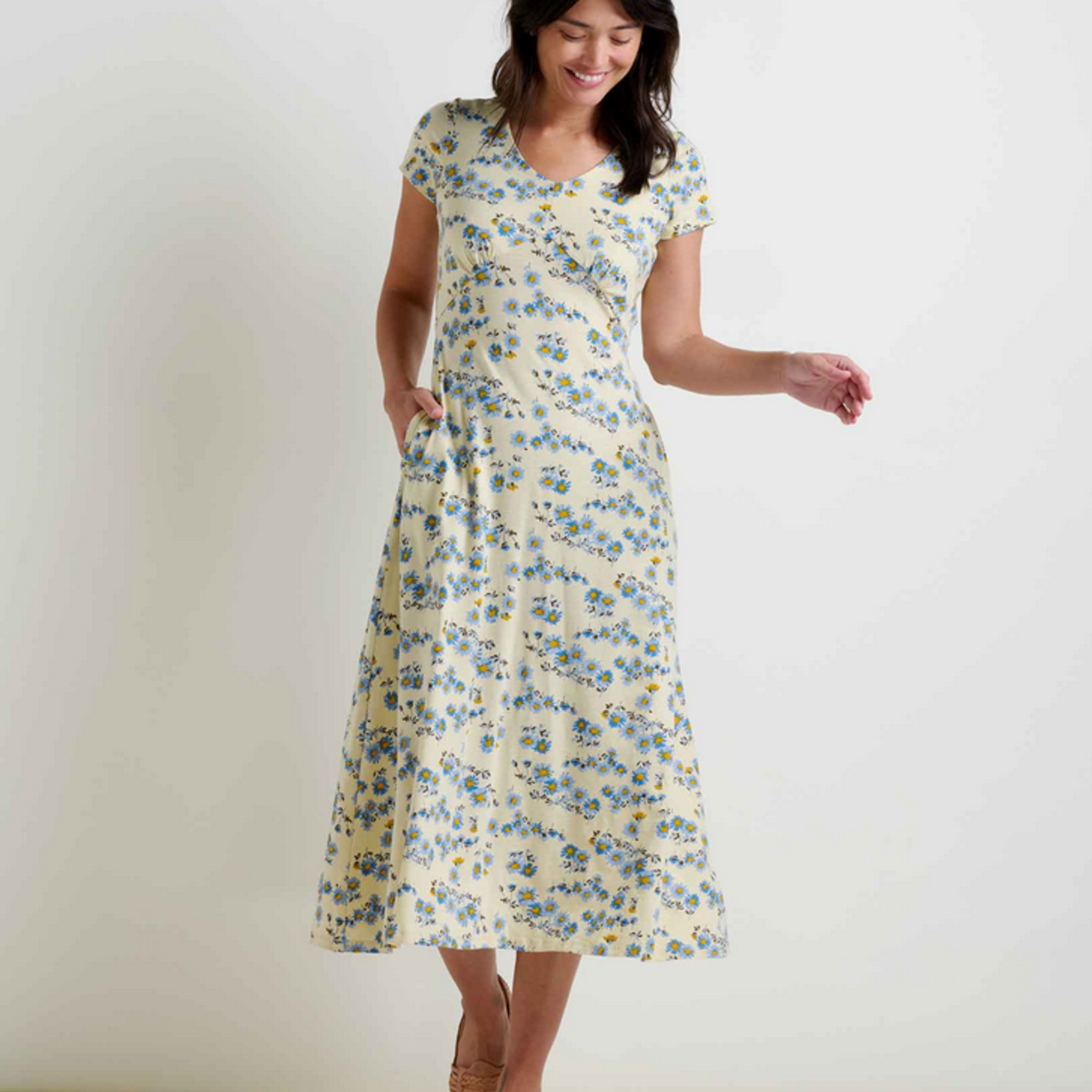Toad  & Co Toad Co Rose Midi SS Dress (W)