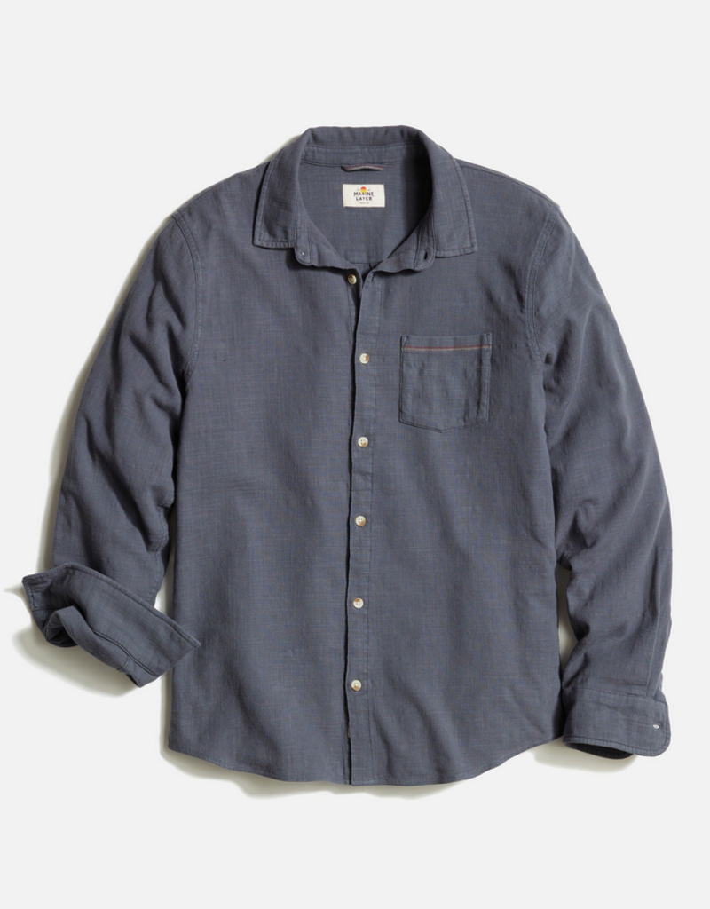 Marine Layer Marine Layer Classic Stretch Selvage Shirt (M)