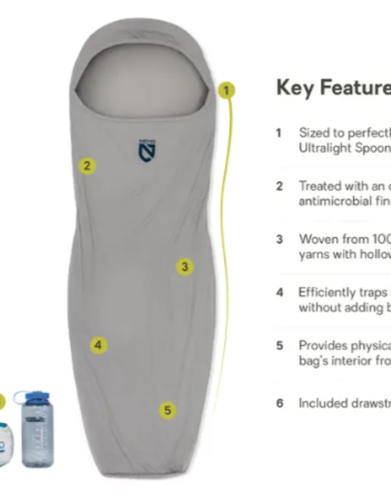 Nemo Equipment NEMO Tracer Blaze Reg Sleeping Bag Liner (A)S25
