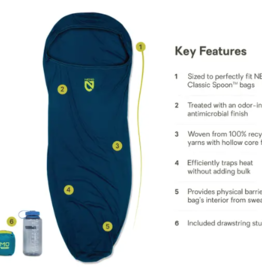 Nemo Equipment NEMO Tracer Reg Sleeping Bag Liner (A)S25