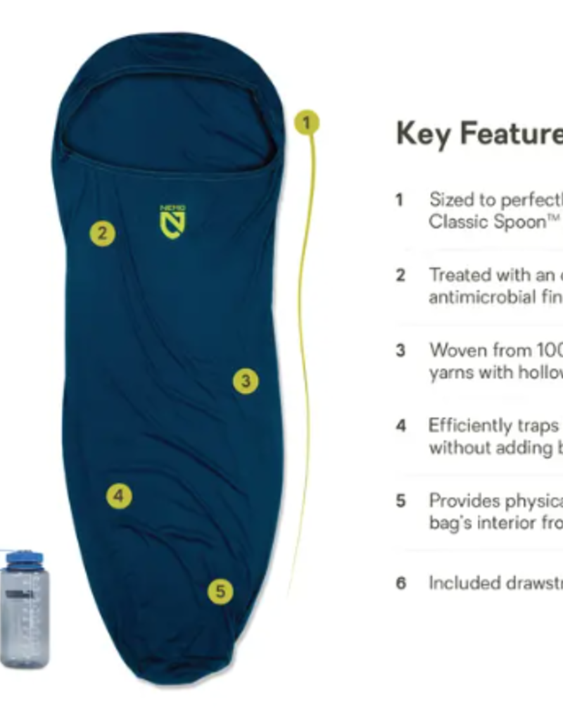 Nemo Equipment NEMO Tracer Reg Sleeping Bag Liner (A)S25