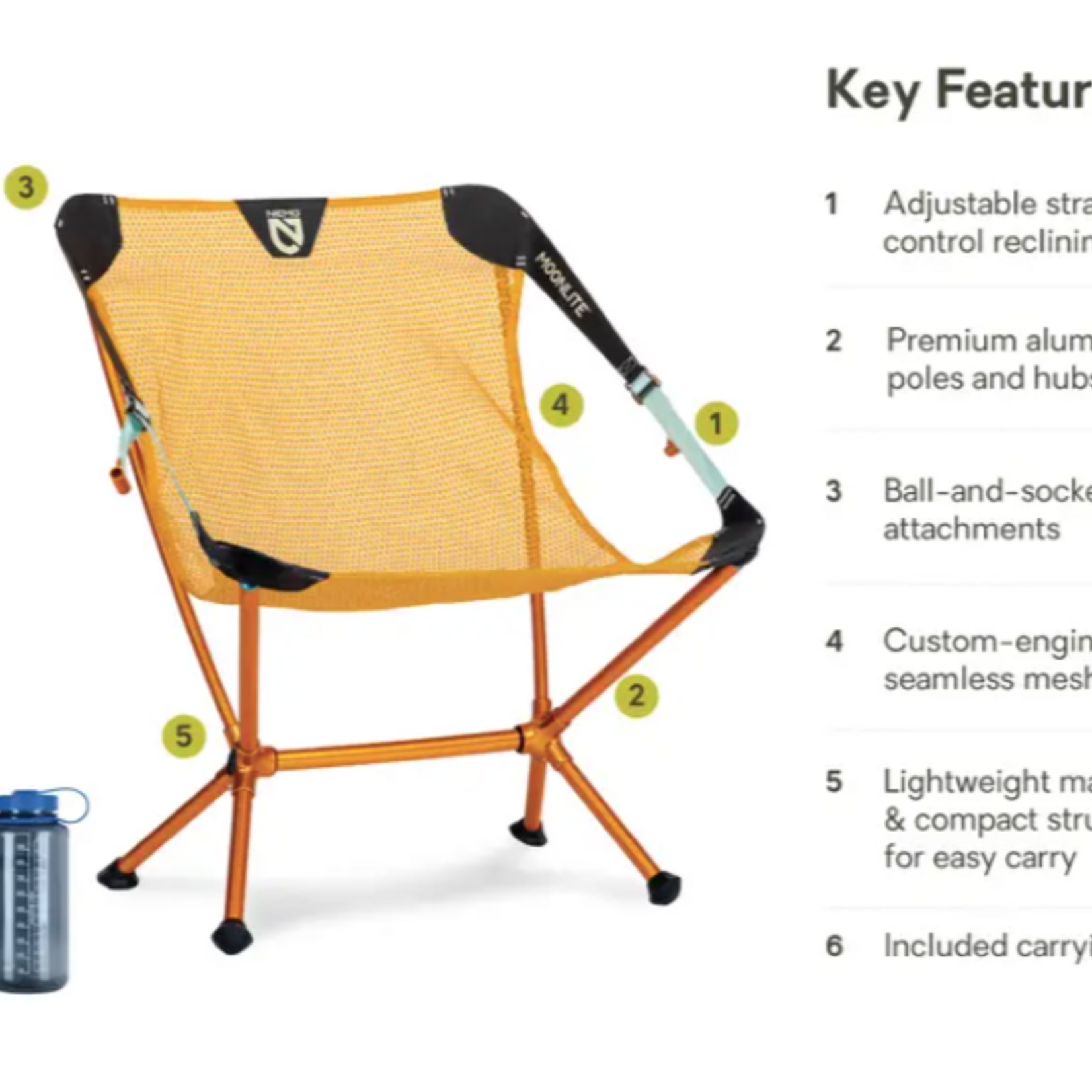 Nemo Equipment Nemo Moonlite Reclining Camp Chair (A)S25