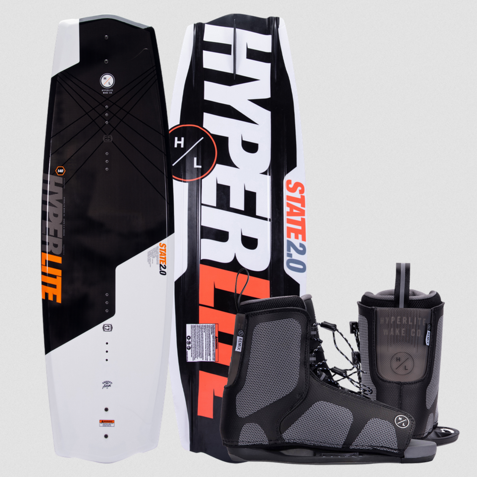 Hyperlite Hyperlite State 2.0 BLK Wakeboard w/Remix (A)S25