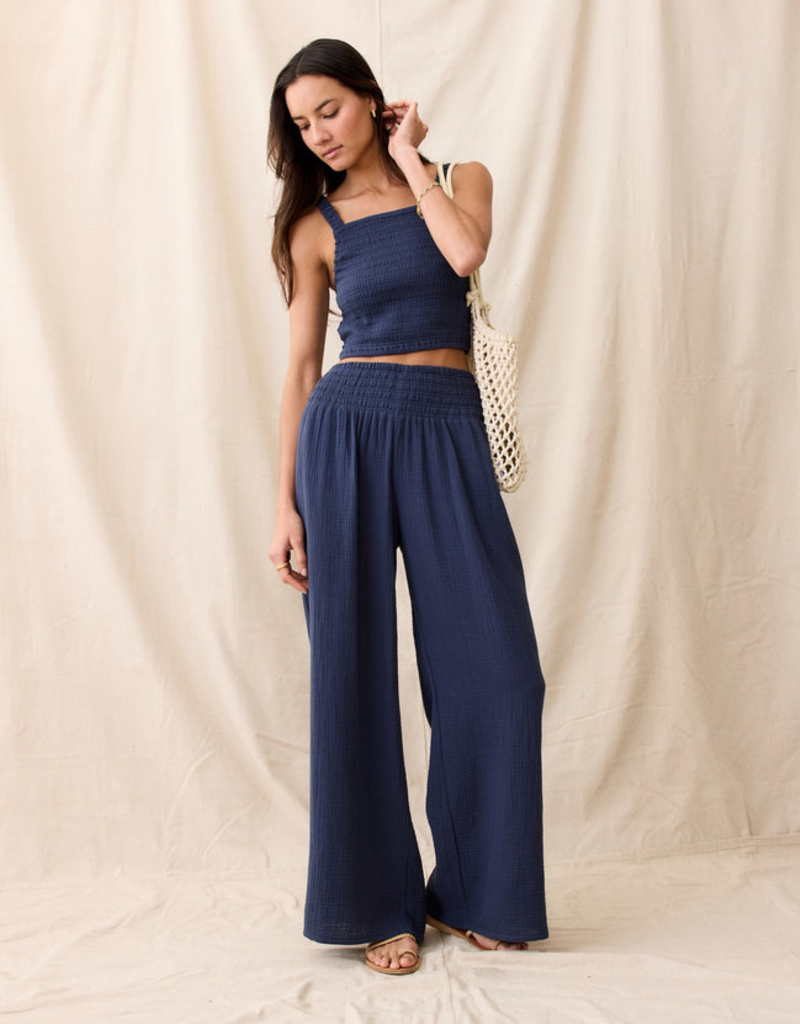 Marine Layer Marine Layer Sophia Double Cloth Palazzo Pant (W)