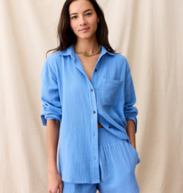 Marine Layer Marine Layer Jane Relaxed Double Cloth Shirt (W)