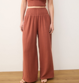Marine Layer Marine Layer Sophia Double Cloth Palazzo Pant (W)