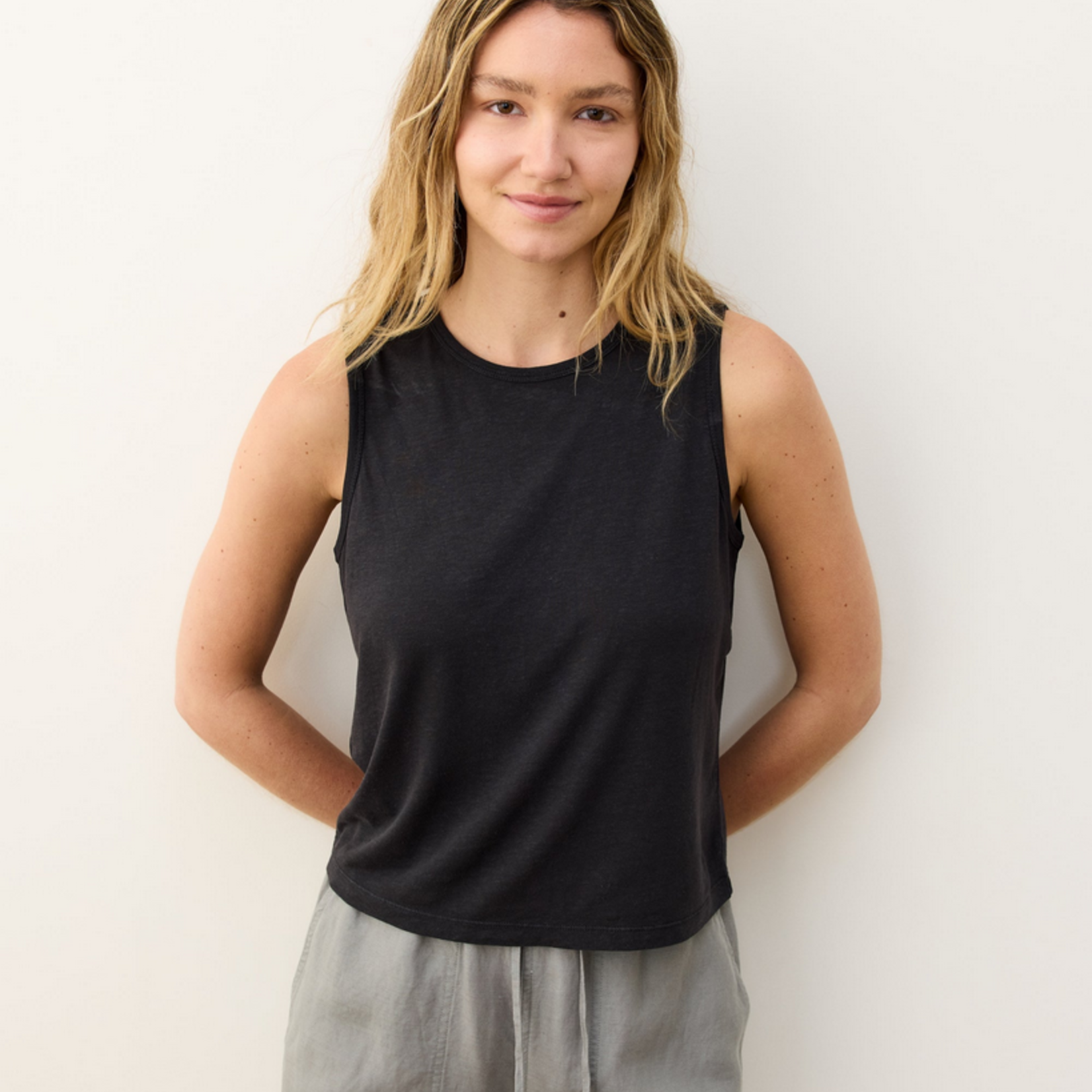 Marine Layer Marine Layer Hemp Cotton Tank (W)