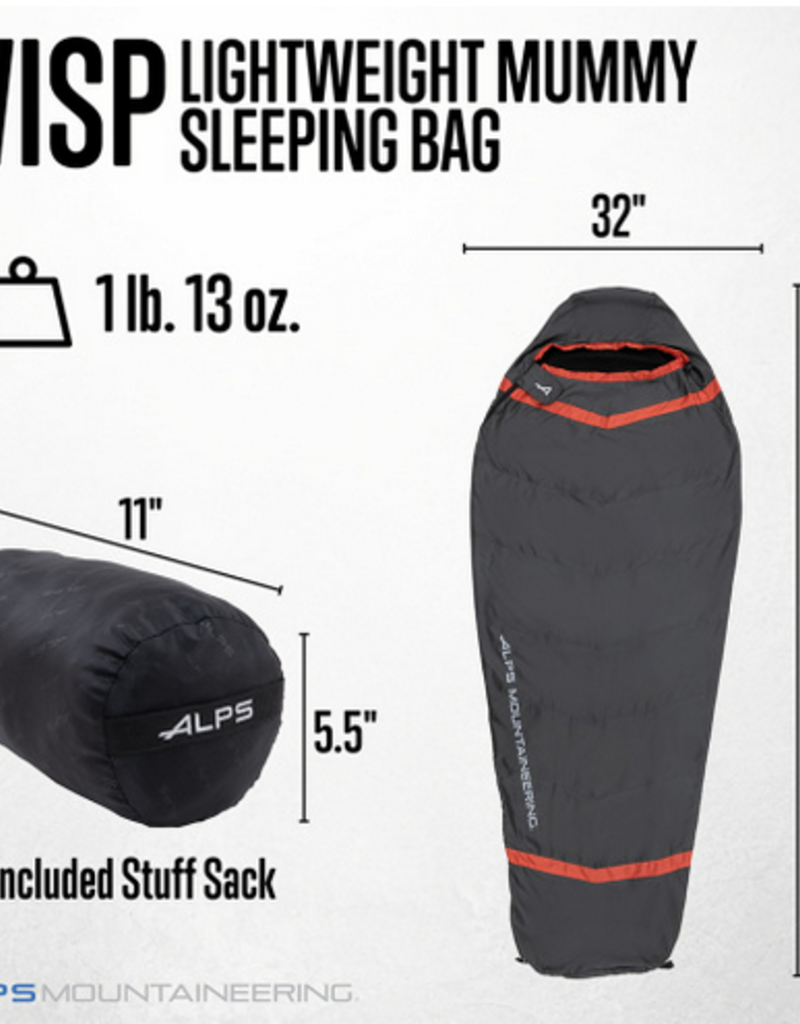 Alps Alps WISP 32"x80" Sleeping Bag (A)
