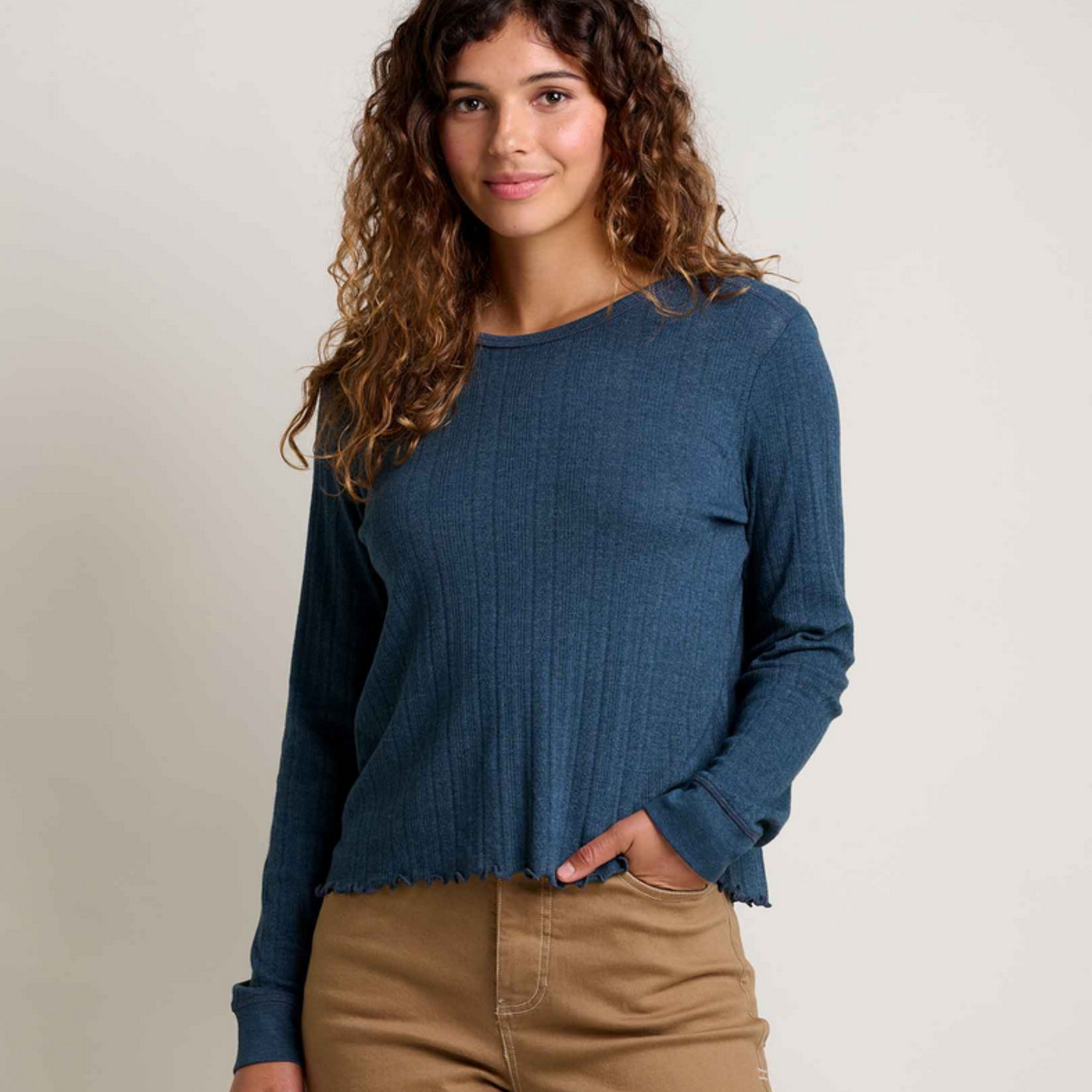 Toad  & Co Toad & Co Pointelle LS Crew II (W)