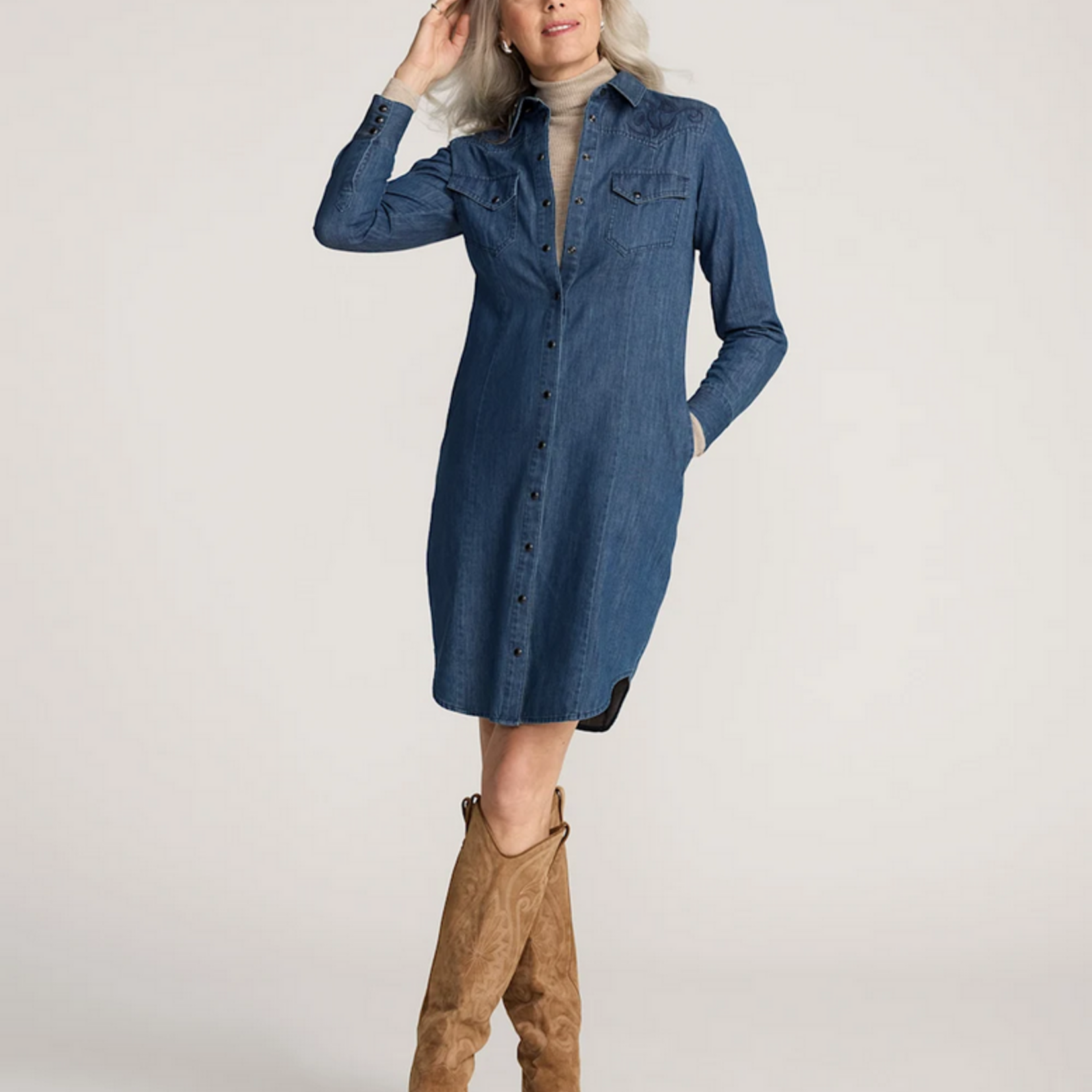 Pendleton Pendleton Chambray Gambler Shirt Dress (W)
