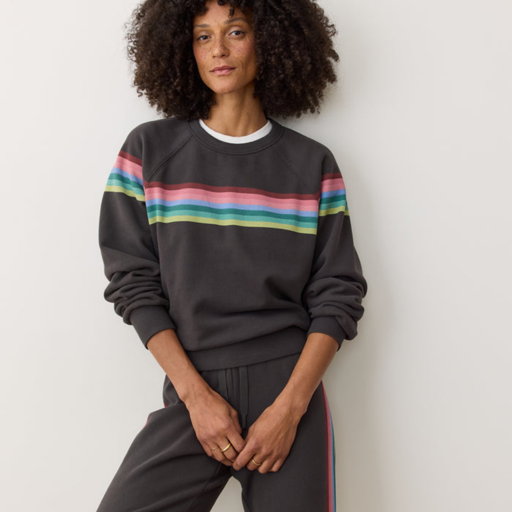 Marine Layer Marine Layer Cloud 9 Fleece Crewneck (W)