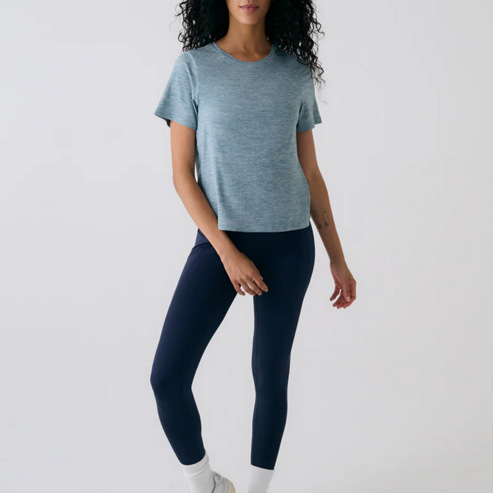 Lole Lole Vital Tee (W) Seagreen Heather M